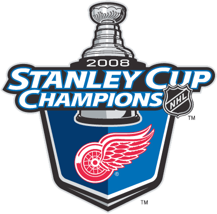 Detroit Red Wings 2007 08 Champion Logo iron on paper